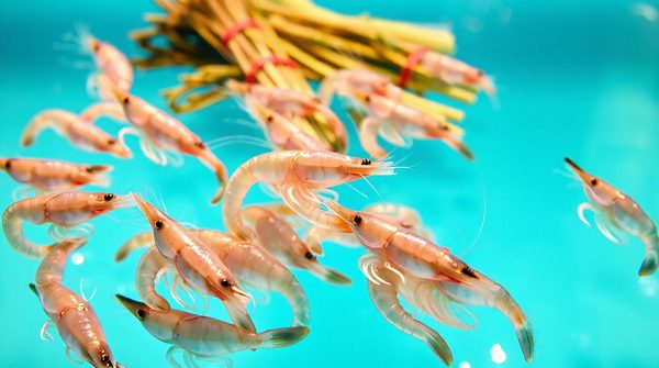 Les nourritures essentielles pour des crevettes en pleine santé
